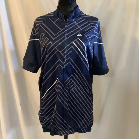 Hikenture Men’s Full Zip Short Sleeve Cycling Jersey Size XL - Picture 1 of 5